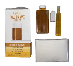 GiGi Roll-On Wax REFILL Kit 99066 Honee Cartridges Roller Head Waxing Read desc - Picture 1 of 4