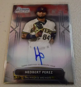 Hedbert Perez 2022 Bowman Sterling Auto - Picture 1 of 2