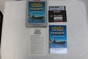 Silent Service Commodore C64 MicroProse 1985 komplett! Karton Handbuch KOSTENLOSER VERSAND! - Bild 1 von 3