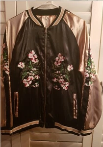 Satin Reversable Jacket Unbranded Medium - Picture 1 of 3