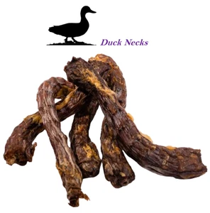Duck Necks Meaty Dog Treat Chew Natural Healthy Air Dried Joint Aid Glucosamine - Picture 1 of 17