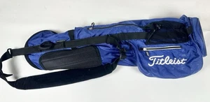 Titleist Golf Sunday Golf Bag 2-Way Divider 3 Zippper Pockets Blue - Picture 1 of 8