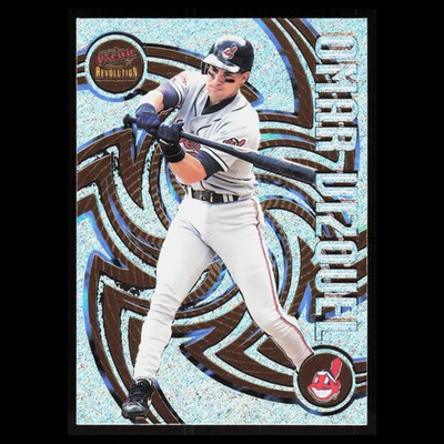 Omar Vizquel #48 1998 Pacific Revolution Cleveland Indians Baseball Card MLB - Image 1 of 3