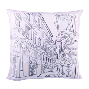 Trussardi furniture cushion 60x60 cm Via della Spiga white - Picture 1 of 2