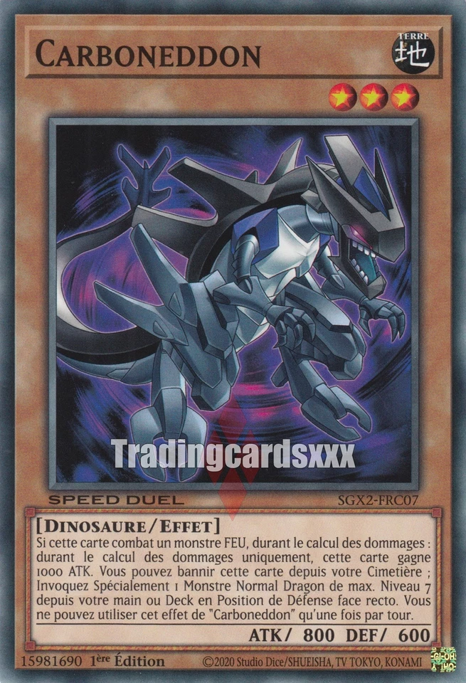 Yu-Gi-Oh! [SD] Carboneddon : C SGX2-FRC07 - Photo 1/1