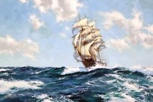 Riproduzione The Grace Ross Slashing Foam di Montague Dawson - Foto 1 di 3
