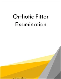 Orthotic Fitter Examination - Picture 1 of 1