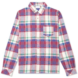 John Elliott Sly Cotton Straight Hem Sour Patch Shirt Sz 3 | L - Picture 1 of 6