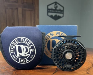 Ross Gunnison 5/6 Black Fly Reel - USED - Picture 1 of 10
