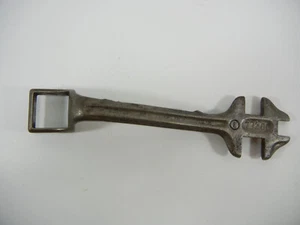 Antique Offset Multi-Wrench for Buggy Wheels Farm Plows Tractor Implements K430 - Picture 1 of 12
