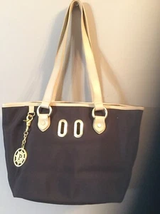 Parazul   Purse Shoulder Bag Travel Tote Brown Canvas outside mint condition  - Picture 1 of 11