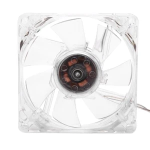 8cm USB Colorful Light Transparent Cooling Fan 5V CPU Cooling Fan For PC Fit - Picture 1 of 7