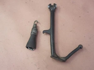 1993 93 Yamaha FZR600 FZR 600 Kick Side Stand Kickstand and Spring - Foto 1 di 2