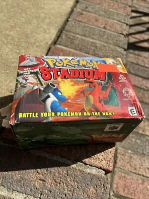 N64 Pokemon Stadium New In Damaged Box Still Factory Sealed NINTENDO 64 TRANS PK - Image 1 of 4