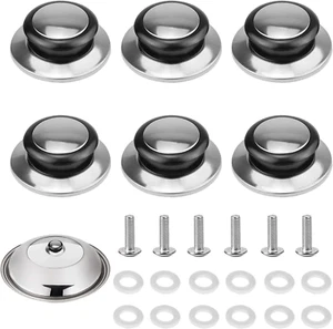 6 Stück Topfdeckelgriff,Topfdeckel Griff,Topfdeckelgriff Für Glasdeckel,Deckelkn - Bild 1 von 6