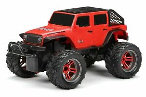 New Bright Rc Jeep Wrangler Suv Remote Controlled Truck 2019 2.4ghz Usb Red