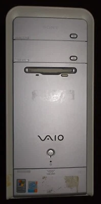 SONY VAIO DESKTOP TOWER  PCV-2252 AS-IS PC COMPUTER WINDOWS XP HOME 3GHZ 1.50 GB - Image 1 of 4