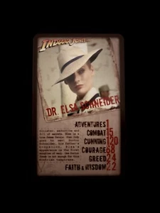 Indiana Jones™ Elsa Schneider (Fatale) TOP TRUMPS EXCLUSIVO Tarjeta de Juego De Colección - Imagen 1 de 2