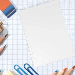 10 Sheets Büro Ordnerteiler Aus Kunststoff Teilen Der Registerkarten - Bild 1 von 12