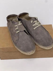 Pretty Green Zapatos de alpargata de gamuza para hombre en gris talla Reino Unido 7 nuevos con etiquetas - Imagen 1 de 10