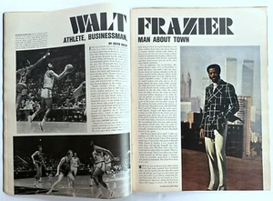 WALT FRAZIER 1974 NEW YORK KNICKS EBONY PICTORIAL  ATHLETE BUSINESSMAN CELEBRITY - Bild 1 von 2