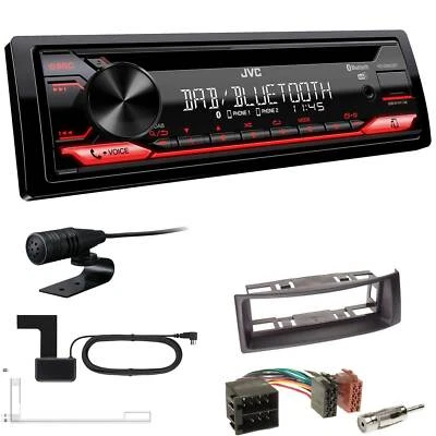 JVC KD-DB622BT DAB Auto Radio USB BT für Renault Megane I Megane Scenic schwarz - Bild 1 von 4
