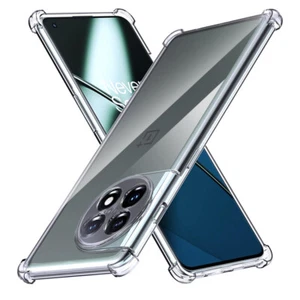 For OnePlus 11 5G Case - Transparent Shockproof Bumper Gel Case Cover - Picture 1 of 4