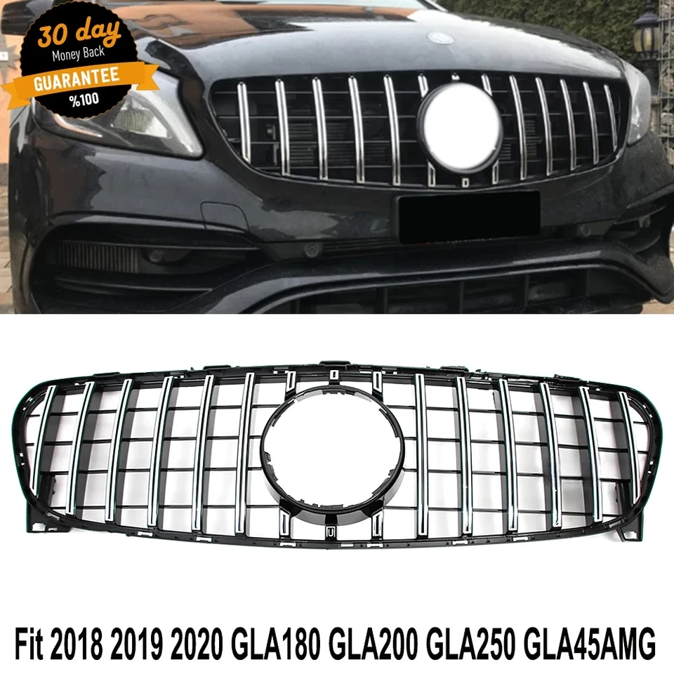 Front Grille Grill For Mercedes Benz X156 2018 2019 2020 GLA180 GLA200 GLA250 Foto 1 de 4