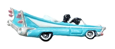 Broche Hallmark PIN Vintage 1959 Cadillac ElDorado azul convertible 1991 Foto 1 de 2