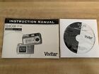 Selling Instruction Manual/Disc VIVITAR 3710 3.2 Mega Pixels Digital Zoom Camera