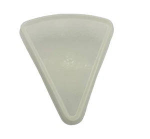Guardián de cuña vintage Tupperware tarta rebanada con tapa/sello transparente #268 EE. UU. COMO ESTÁ - Imagen 1 de 12
