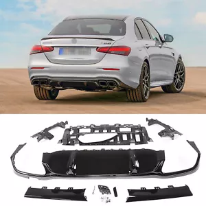 para Mercedes Clase E W213 S213 Combi difusor trasero deportivo + tubos de escape - Imagen 1 de 4