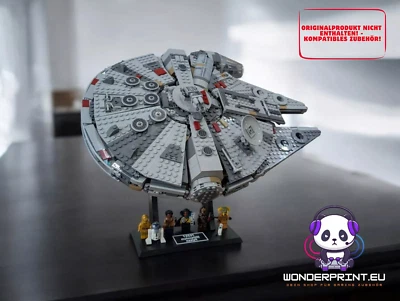 WONDERPRINT.EU / GECKOBRICKS Halterung Halter Stand passend für LEGO® Star Wars Millennium Falcon 75257 7510