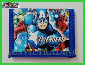 new Marvel's The Avengers boys kids Captain America Wallet tri-fold coin purse - Picture 1 of 9