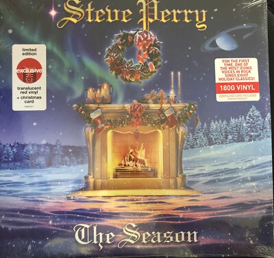 Steve Perry The Season Vinyl LP Limited Edition Red Vinyl w Christmas Card New Foto 1 de 2