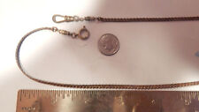 VINTAGE BRASS 20 INCH POCKET WATCH CHAIN BOX LINK  STYLE A 