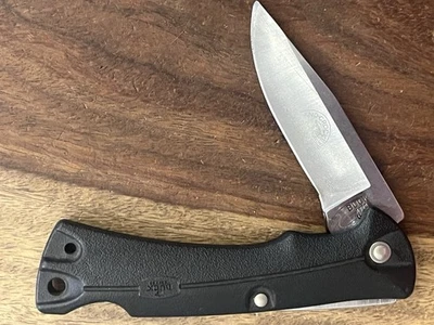 Navaja de bolsillo Buck USA Bucklite 482 hoja de borde liso con bloqueo ¡Muy bonita!  Foto 1 de 4