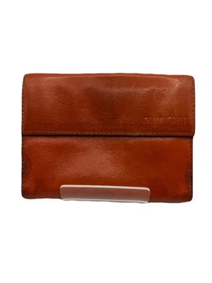 Cartera Miu Miu Cuero Naranja USADA T914-11 Foto 1 de 4