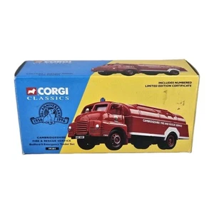 Corgi Bedford Model Truck Lorry Cambridgeshire Fire Engine Service 1:50 - 19201 - Picture 1 of 14