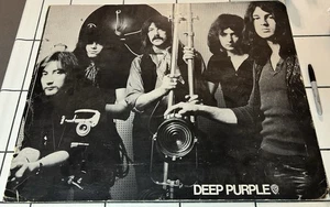 DEEP PURPLE 2 Large Posters 27x21” RECORD STORE PROMO Card Stock 1970’s WB - Picture 1 of 10