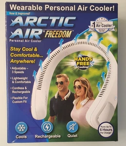 Arctic Air Freedom Personal Air Cooler - Portable 3-Speed Neck Fan New in Box - Picture 1 of 6
