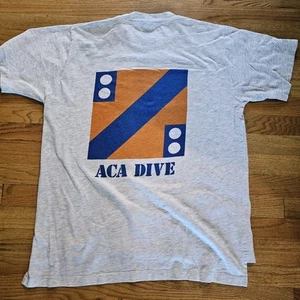 Original ACA Joe 161 Dive T-shirt Adult Medium Gray - Picture 1 of 8