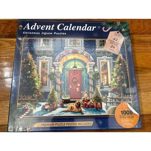 Rompecabezas Calendario de Adviento 1008 Piezas Navidad Cuenta Regresiva Vacaciones Nuevo - Imagen 1 de 7