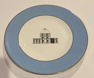 Piatto insalata 8" collezione Wedgwood Grand Tour ottime condizioni - Palais du Luxembourg blu - Foto 1 di 6
