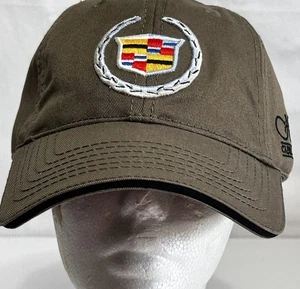 Vintage Cadillac Hat Logo Ball Cap Embroidered  Heritage Dealer Strap Back - Picture 1 of 7
