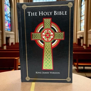 The Holy Bible King James Version Canterbury Classics Leather Gilded Pages 2013 - Imagen 1 de 17