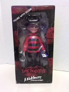 🎃🔪 SEALED Mezco Living Dead Dolls Nightmare Elm Street Talking Freddy Krueger - Bild 1 von 8