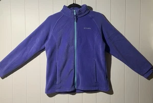 Youth Columbia Fleece Zip Up Jacket Purple Size XL - Picture 1 of 11