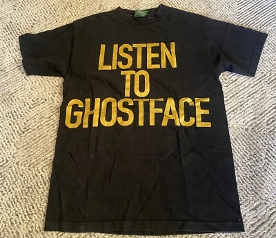  ¡¡¡VENTA FLASH!!! Camiseta Mighty Healthy “Listen To Ghostface” Talla M - Usada Foto 1 de 4