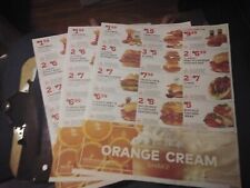 ARBY'S  Restaurant    3X sheets ,,Expires   06-30-2023